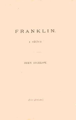 [Gutenberg 40704] • Franklin: A Sketch